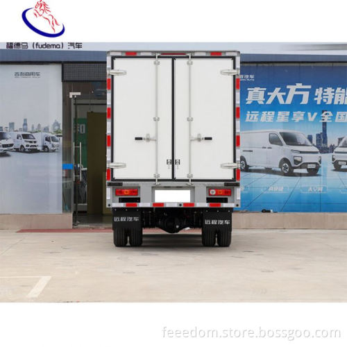 Van Food Truck Long-Range Sharp Pure Electric Cargo Vehicle  Manual Air Conditioning
